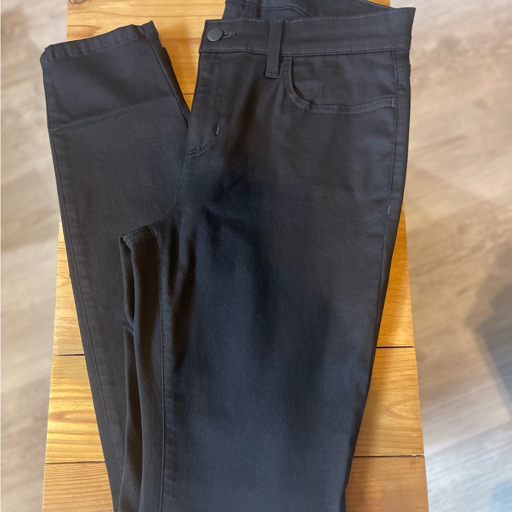 Eileen Fisher Organic Cotton Chic Black Denim Jeans - Picture 2 of 4
